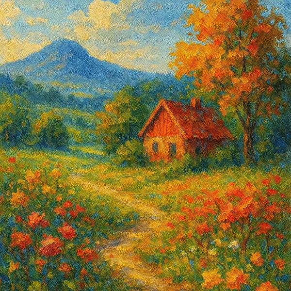 Paint by Numbers - Spring magic in the sunlight