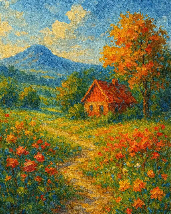 Paint by Numbers - Spring magic in the sunlight