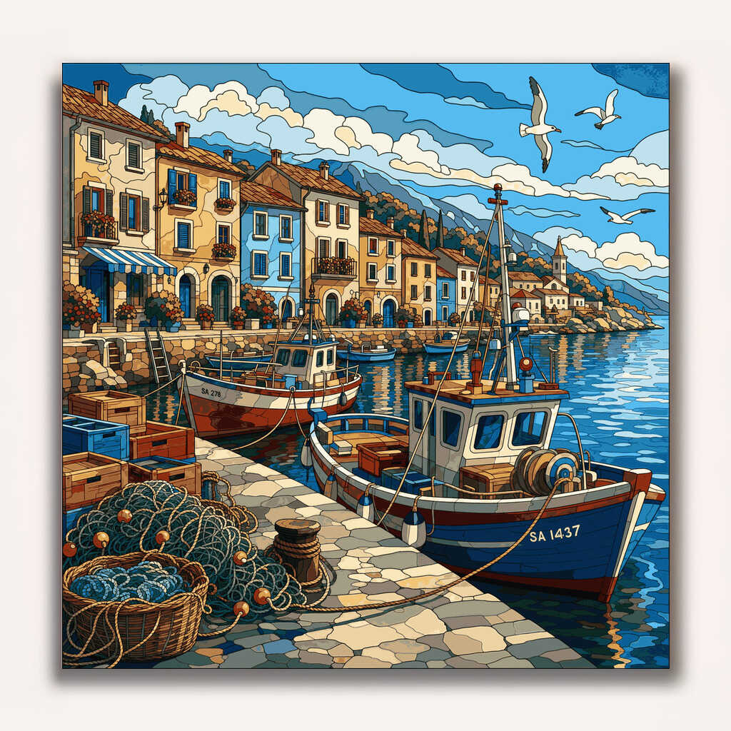 Paint by Numbers - Longing for the Mediterranean