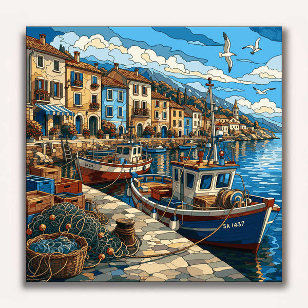 Paint by Numbers - Longing for the Mediterranean