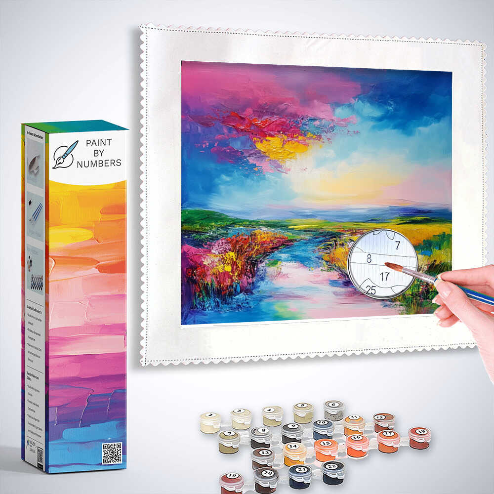 Paint by Numbers - colors of the sky