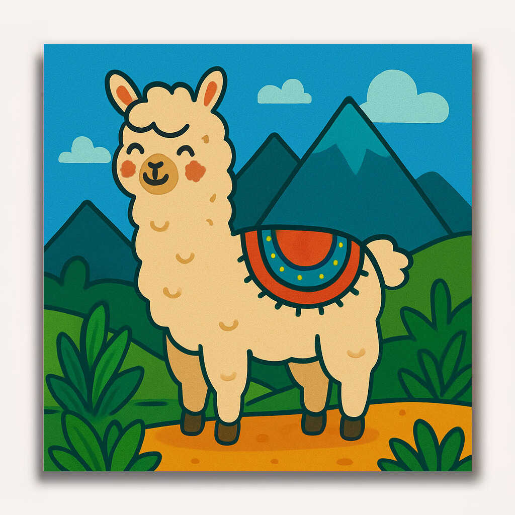 Paint by Numbers - Smile of the Andes