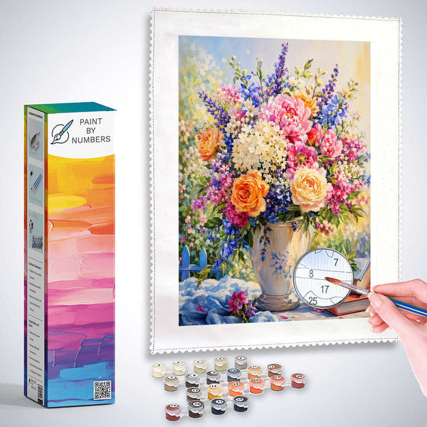 Paint by Numbers - Floral splendor of memory