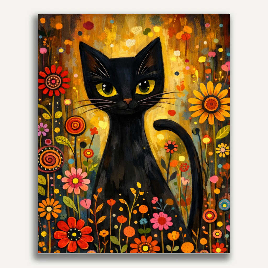 Paint by Numbers - A magical encounter in a sea of blossoms