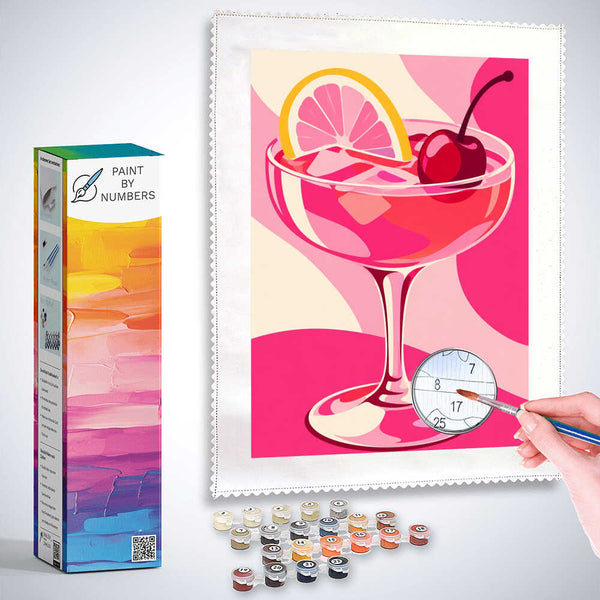 Paint by Numbers - Summer dreams in a glass