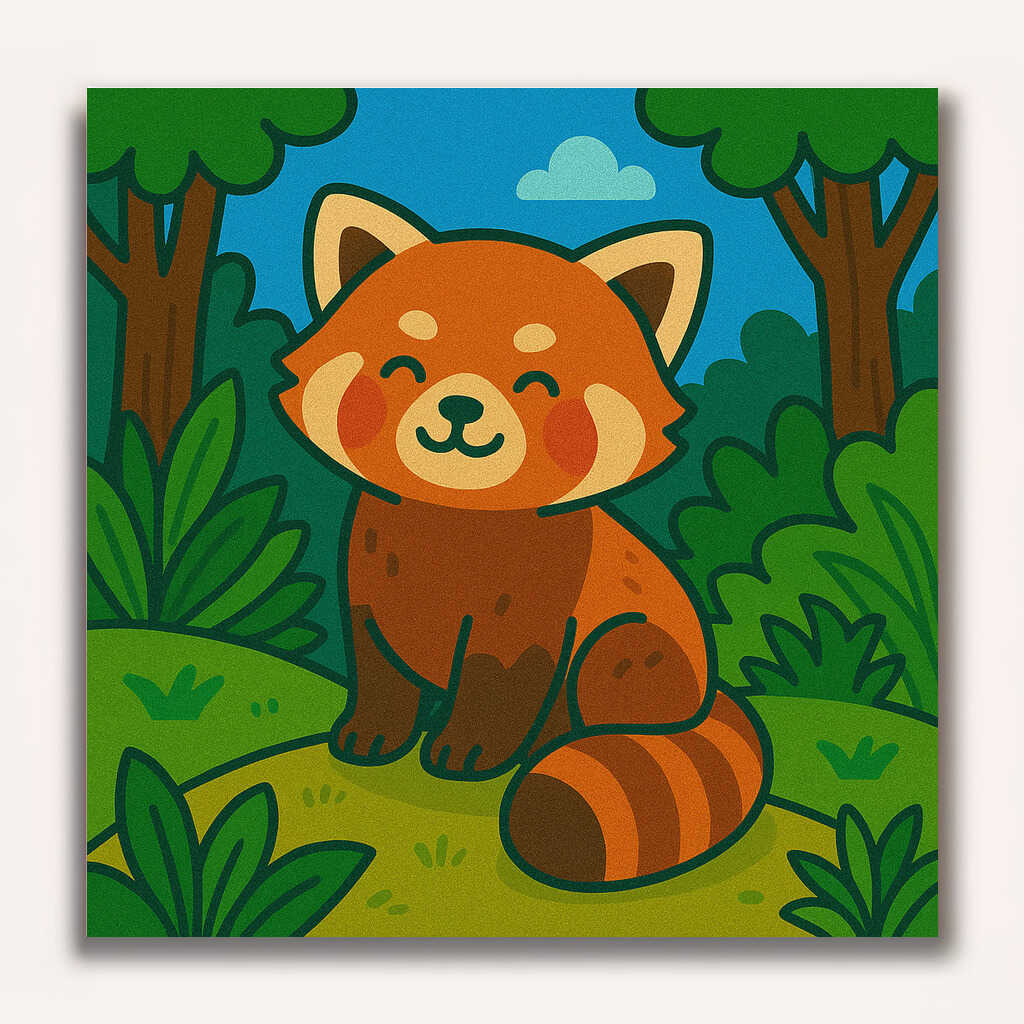 Paint by Numbers - Smile in the jungle