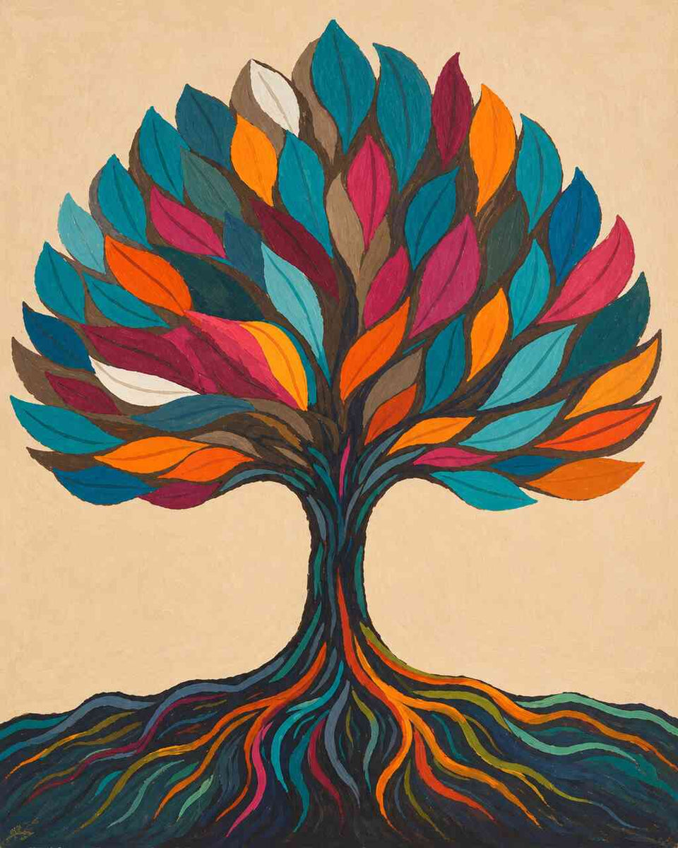 Paint by Numbers - Tree of Life Colors