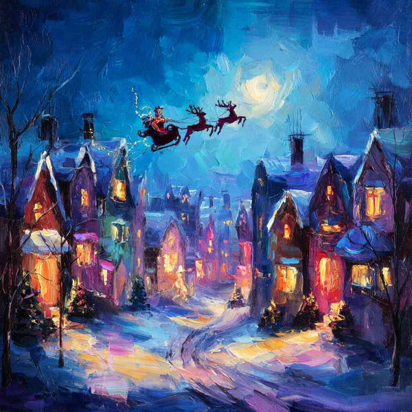 Paint by Numbers - Magical winter night