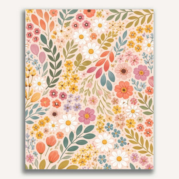Paint by Numbers - Floral magic, spring poetry