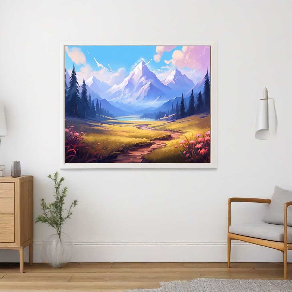 Paint by Numbers - Whispering peaks: A dream of freedom