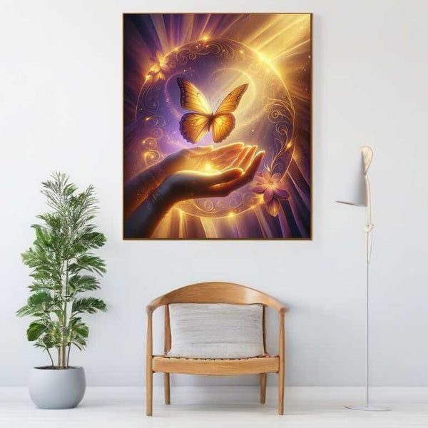 Paint by Numbers - Golden Butterfly