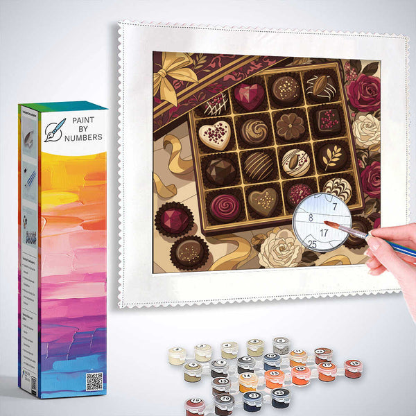 Paint by Numbers - Sweet temptation – chocolate dreams