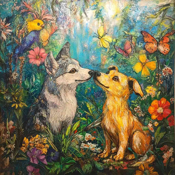 Paint by Numbers - Magical moment in the flower garden