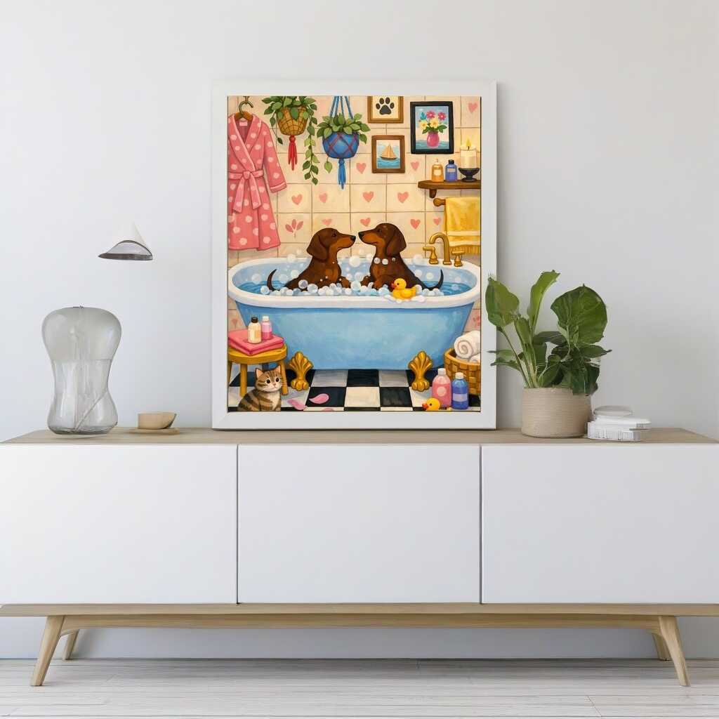 Paint by Numbers - Bathing pleasure in the heart