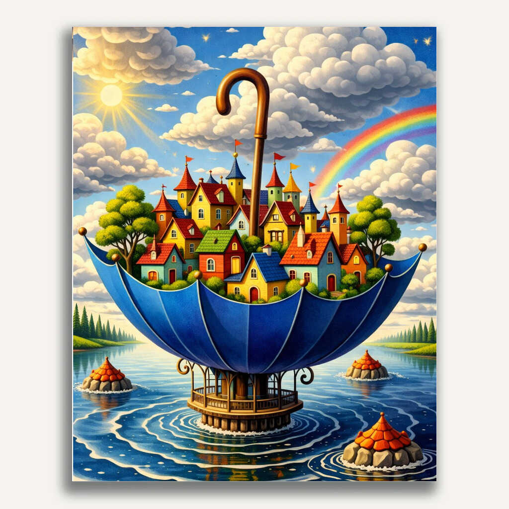 Paint by Numbers - The Floating Wonderland