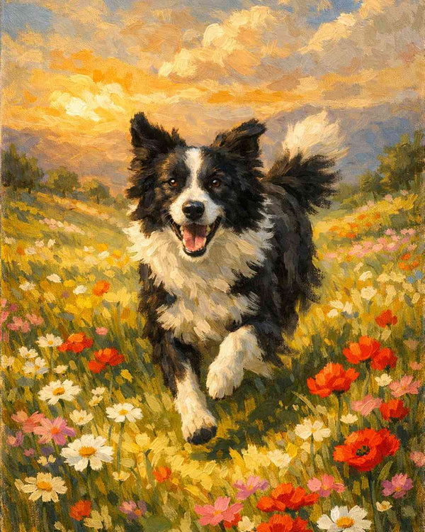 Paint by Numbers - A moment of happiness in the evening light