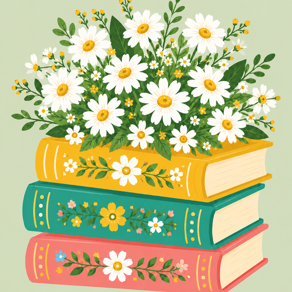 Flowerbooks, set of 4 - Mini paint by numbers