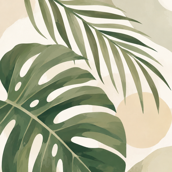 Botanical Harmony, set of 4 - Mini paint by numbers