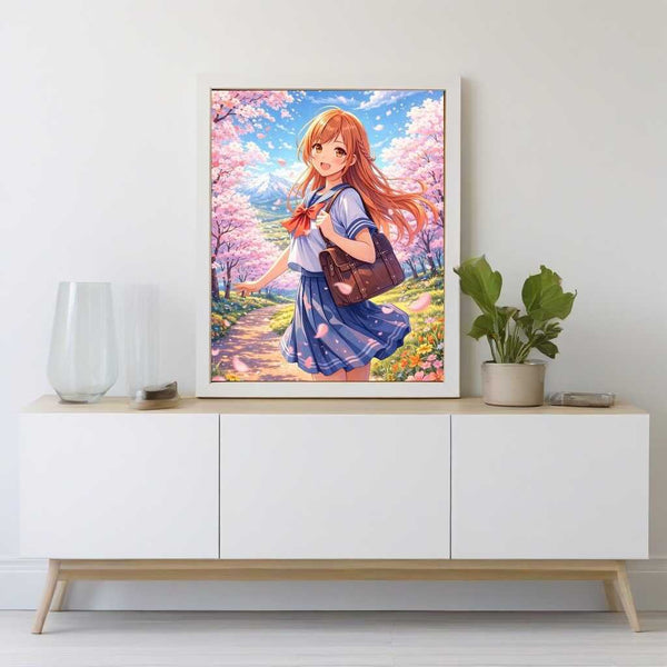 Paint by Numbers - Spring awakening amidst the magic of cherry blossoms