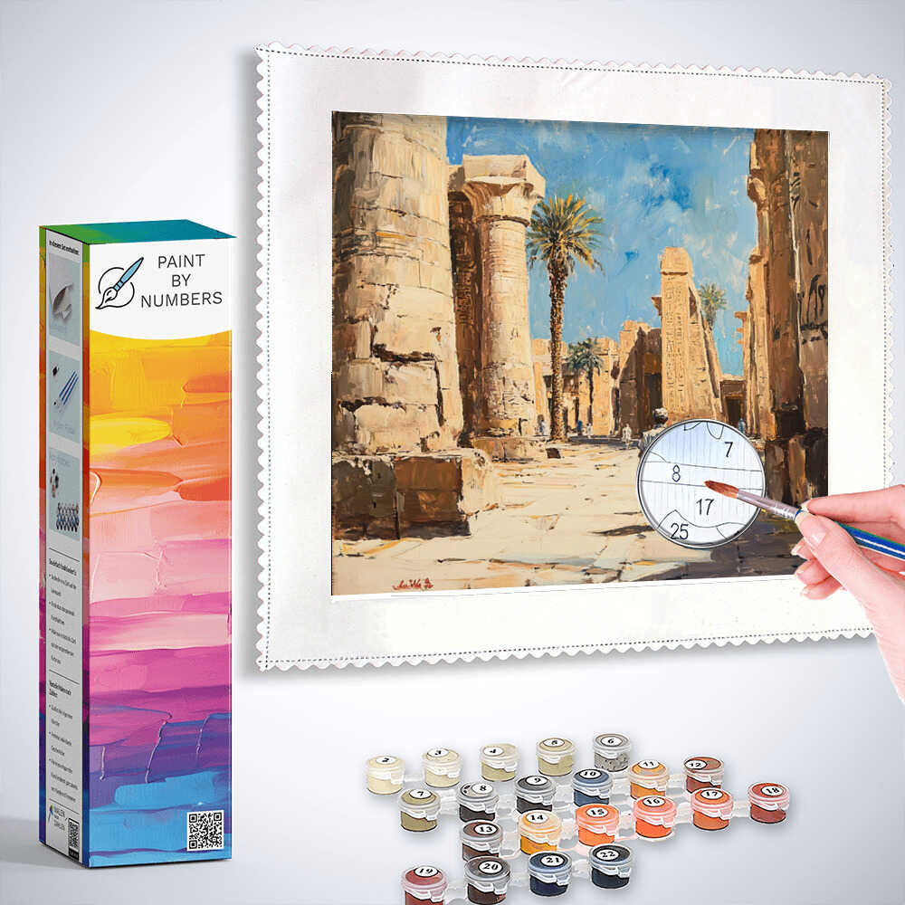 Paint by Numbers - In the shadow of the pharaohs