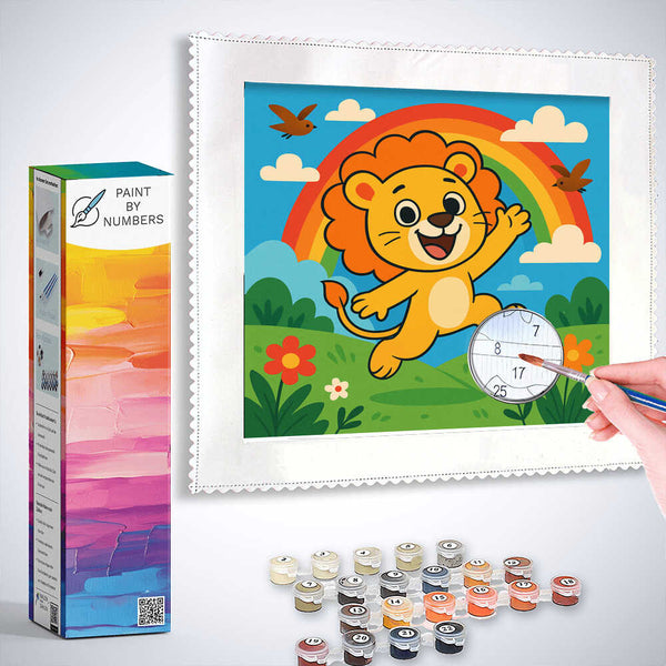 Paint by Numbers - Happy King of Colors