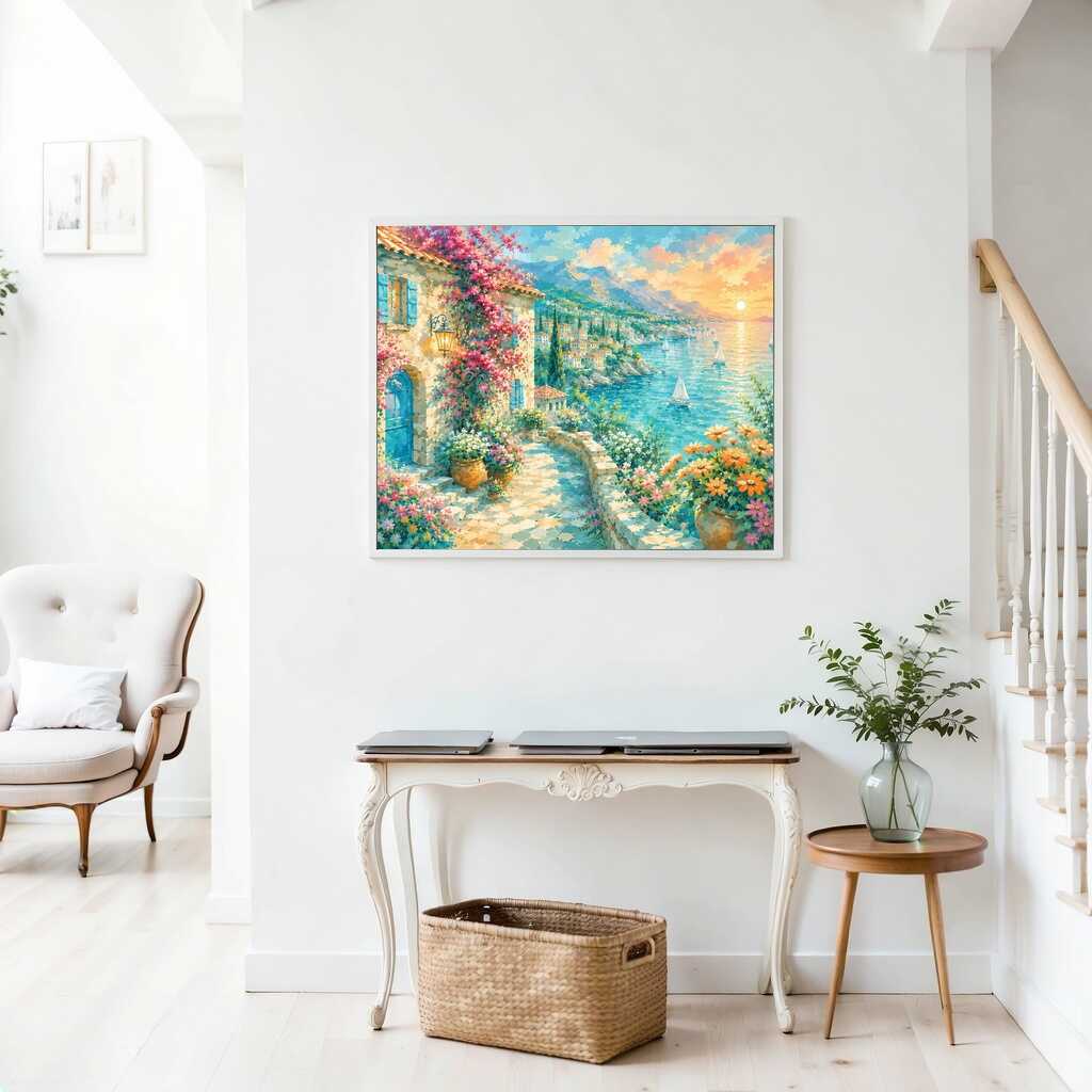 Paint by Numbers - Sunshine magic on the Mediterranean coast