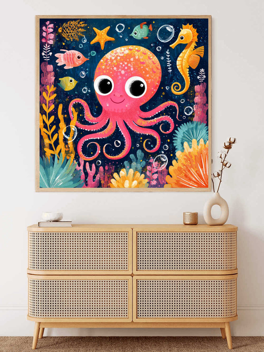 Paint by Numbers - Ocean Magic: The Happy World of the Little Octopus