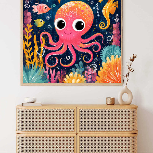 Paint by Numbers - Ocean Magic: The Happy World of the Little Octopus