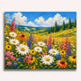 Paint by Numbers - Floral magic: A summer meadow in full splendor