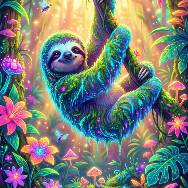 Paint by Numbers - Magical serenity in the jungle