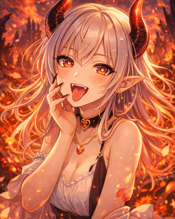 Paint by Numbers - Flameheart, Anime