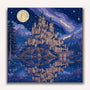 Paint by Numbers - The fairytale castle at full moon