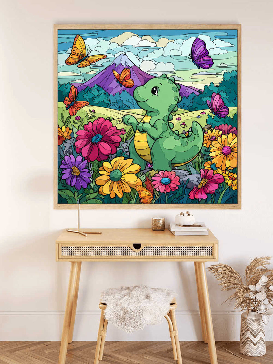 Paint by Numbers - Spring dream in Dino Land
