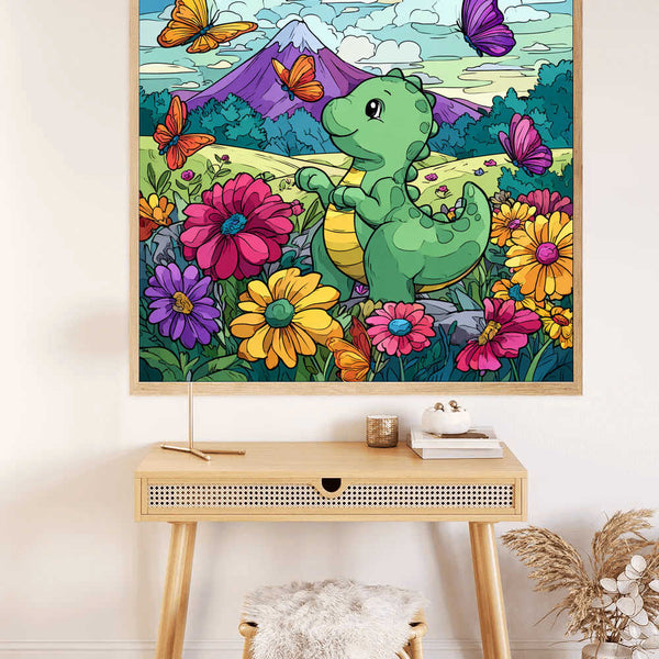 Paint by Numbers - Spring dream in Dino Land