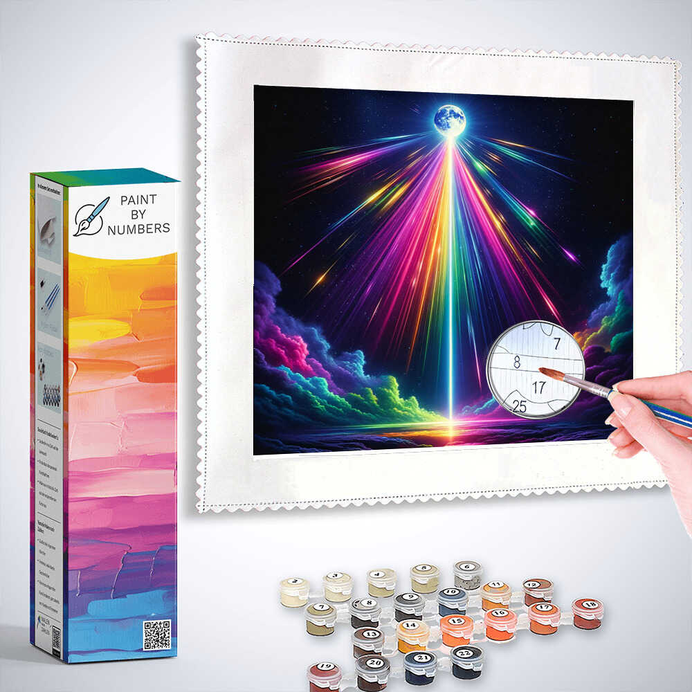 Paint by Numbers - Cosmic Symphony of Colors