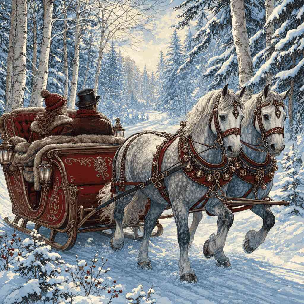 Paint by Numbers - Winter magic of togetherness