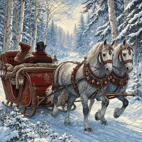 Paint by Numbers - Winter magic of togetherness