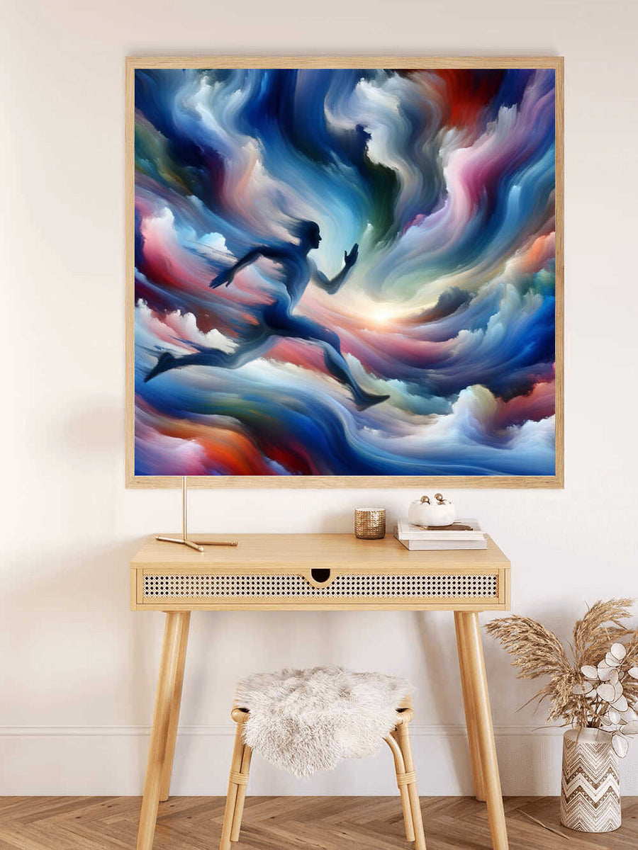 Paint by Numbers - Dream run through color swirls