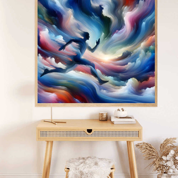 Paint by Numbers - Dream run through color swirls