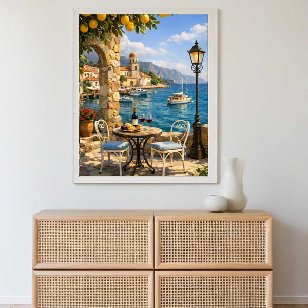 Paint by Numbers - Lemons in summer, Mediterranean