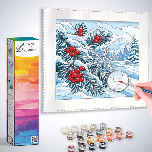 Paint by Numbers - Winter magic – quiet elegance