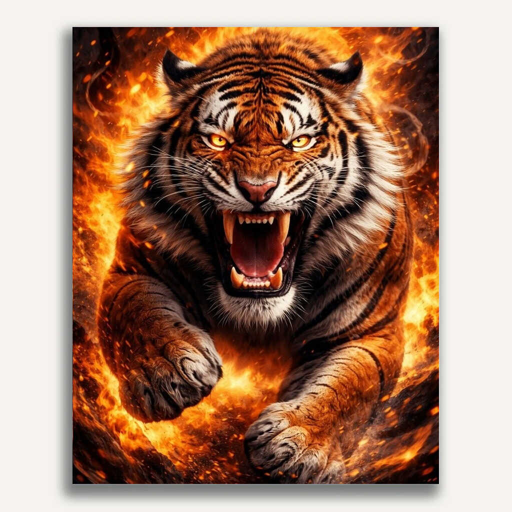 Paint by Numbers - Unleashed in the fire