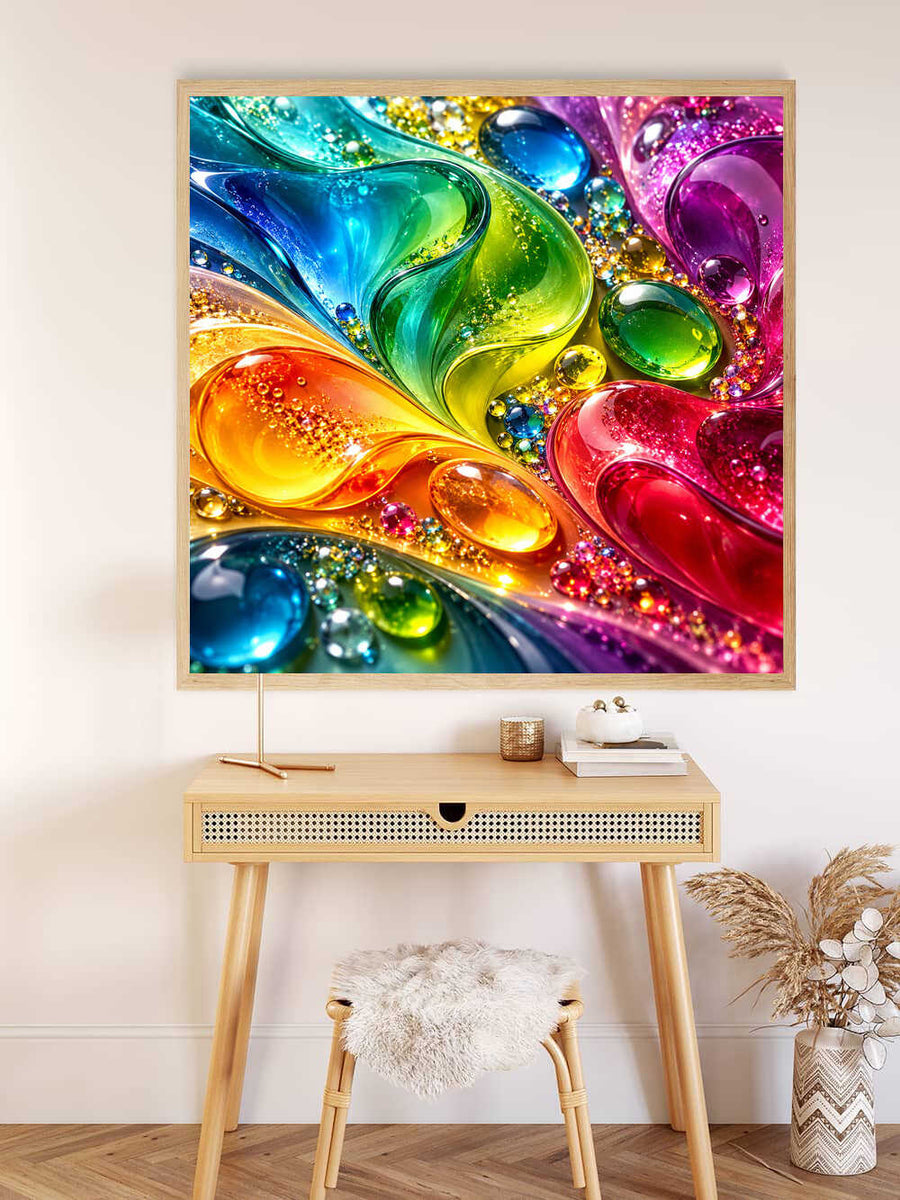 Paint by Numbers - Colorful rain