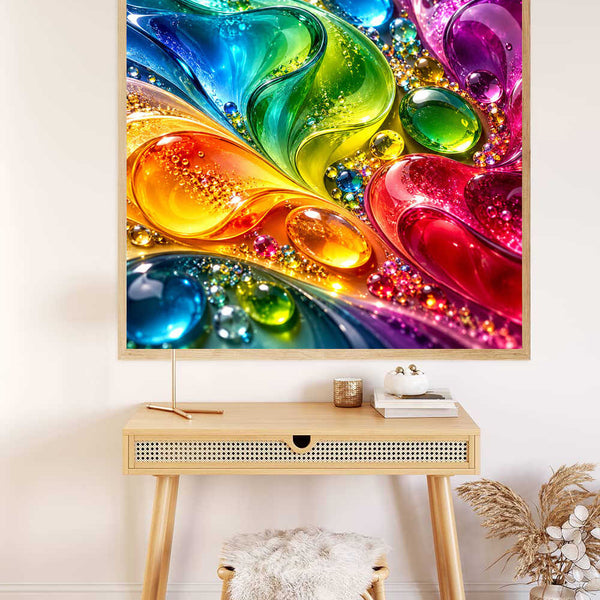 Paint by Numbers - Colorful rain