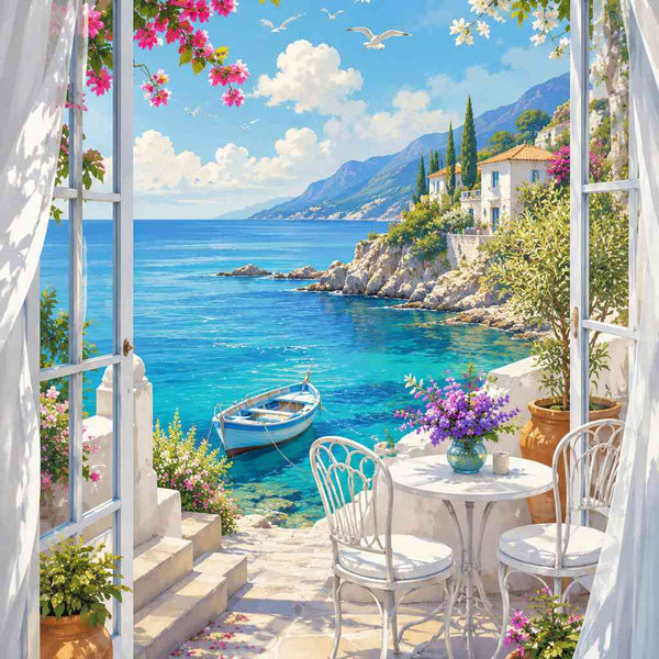 Paint by Numbers - Mediterranean Morning Magic