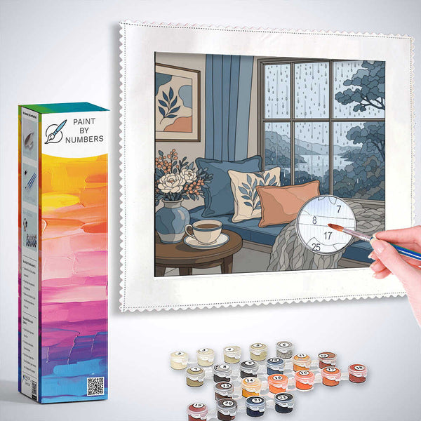 Paint by Numbers - Raindrop poetry