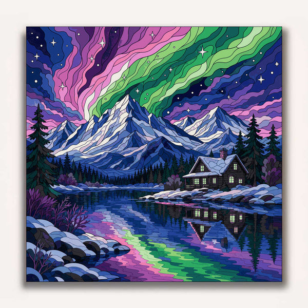 Paint by Numbers - Polar Magic – The Magic of the Northern Lights