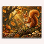 Paint by Numbers - Squirrel in the forest