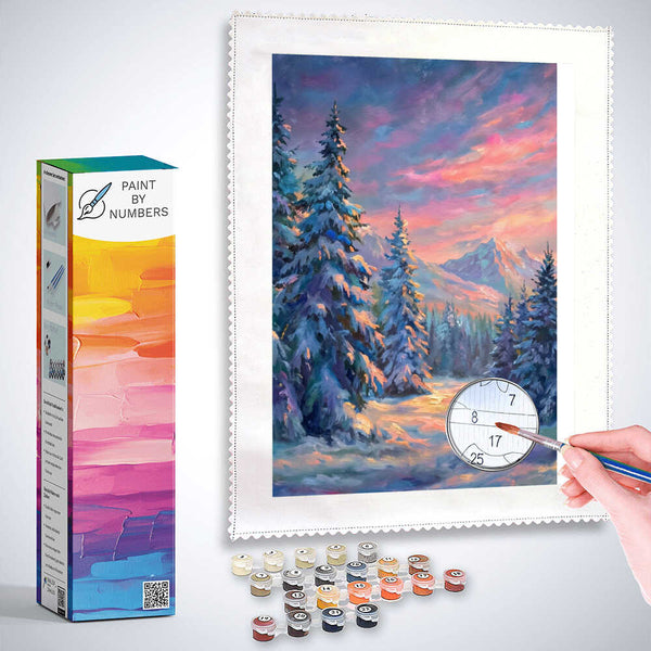 Paint by Numbers - Winter morning magic