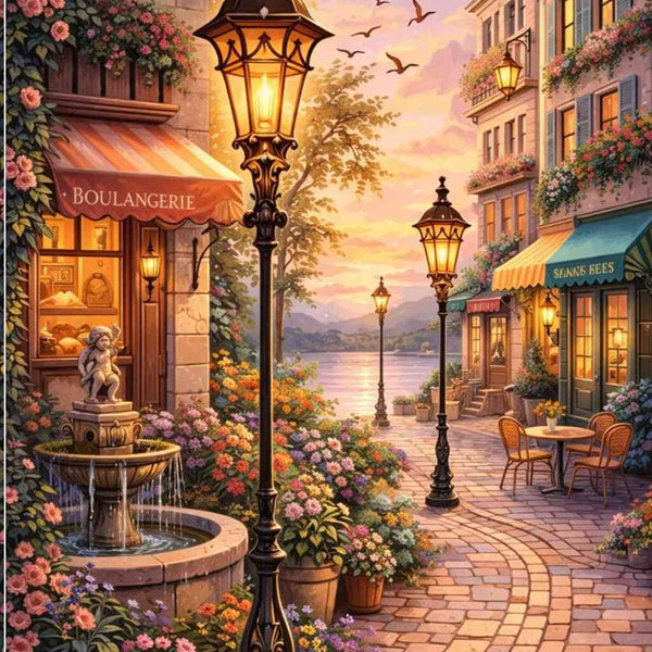Paint by Numbers - Evening magic on the riverbank